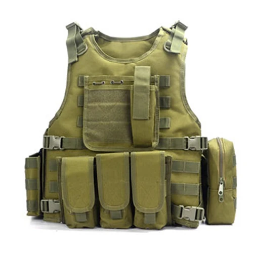 Военный тактический жилет Wargame Body Field Airsoft Molle Armor охотничий боевой жилет CS Jungle Equipment 900D нейлоновый жилет SWAT - Цвет: GREEN