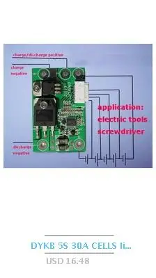 DYKB DC 6 V-60 v свинцово-кислота, литий зарядное устройство для аккумулятора Защитная плата UPS автомобиля Солнечная 9 v 12 v 24 v 36 v 48 v