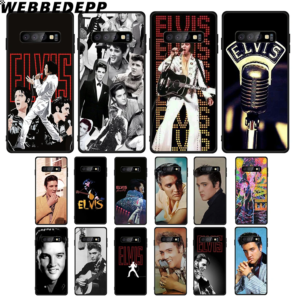 WEBBEDEPP Elvis Presley Мягкий ТПУ чехол для Samsung Galaxy Note8 9 A10 A20 A40 A50 A60 A70 M10 M20 M30|Бамперы| |