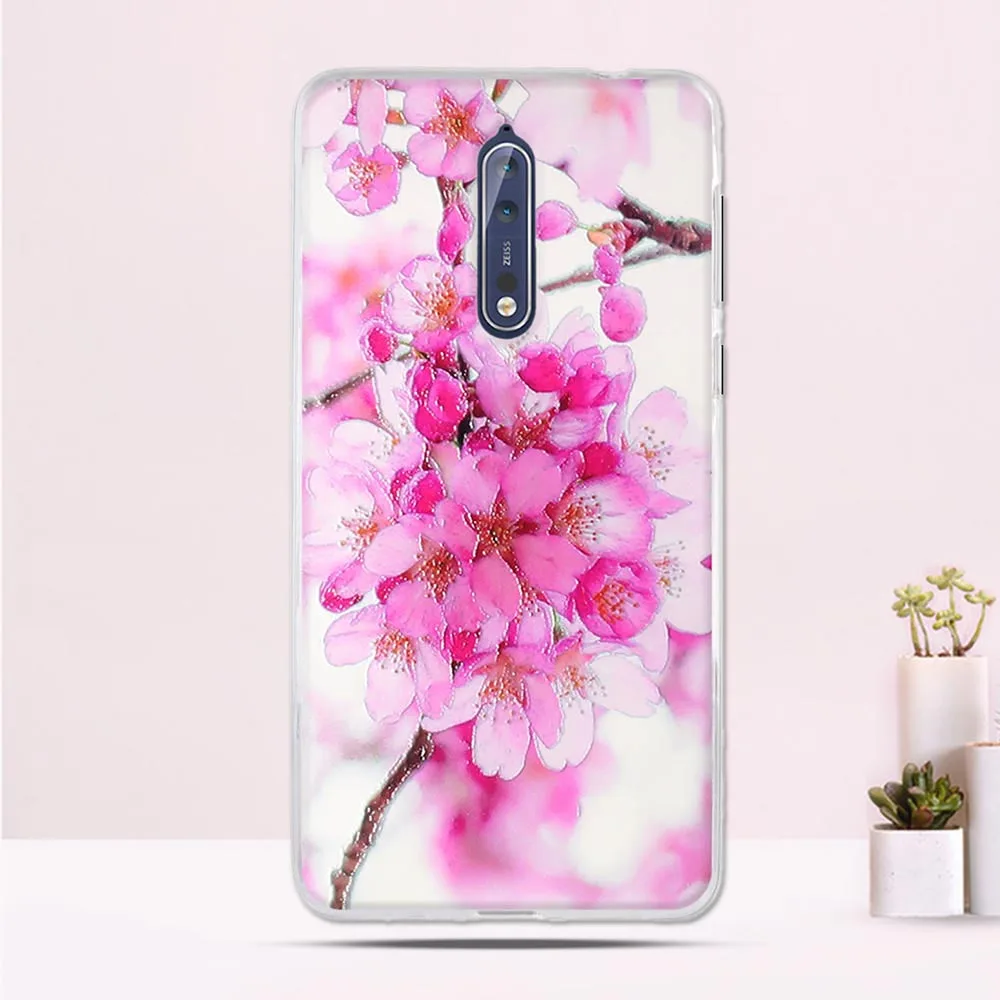 Чехлы для телефонов Nokia 8 чехол с 3D рельефным рисунком чехлы мягкий силиконовый из