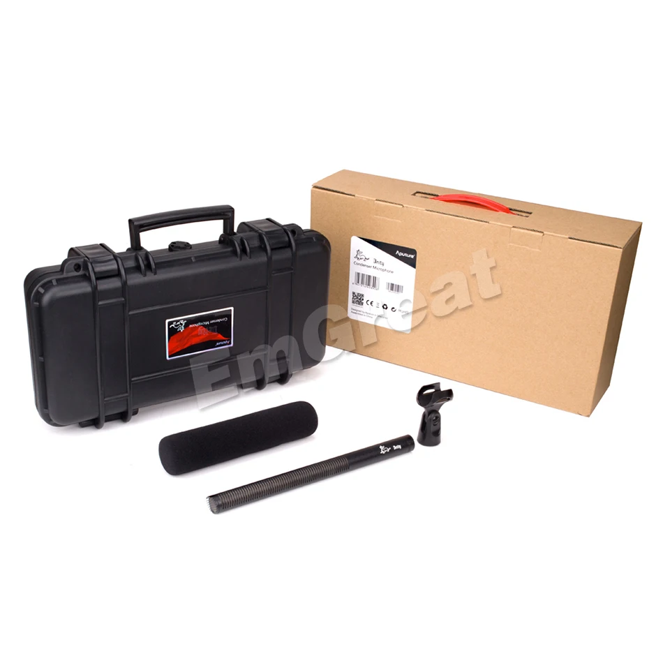 Aputure Deity супер кардиоидный конденсаторный дробовик видео микрофон с ветровым