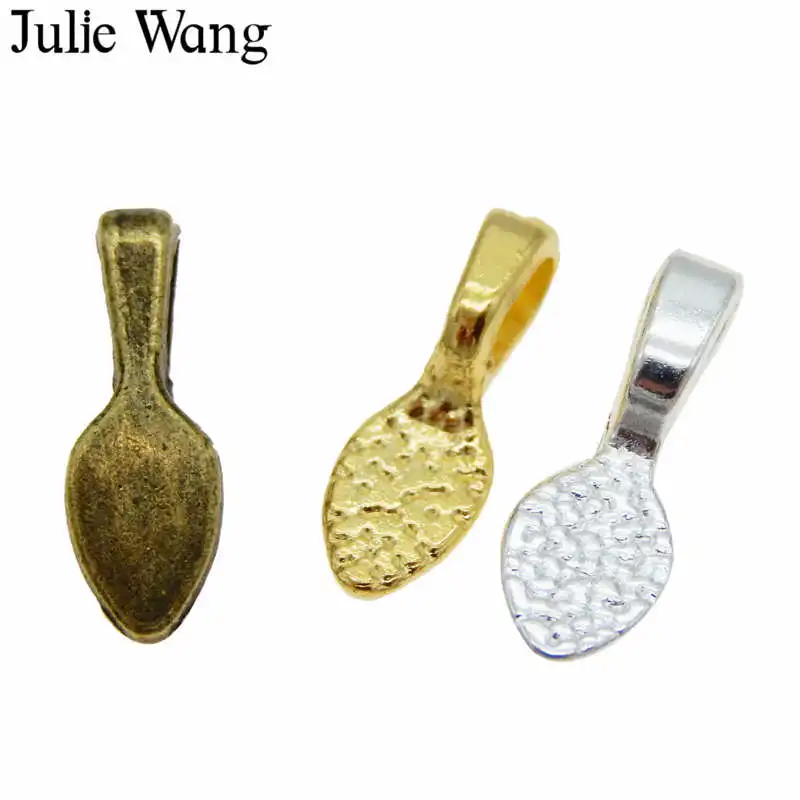 Julie Wang 60 шт. сплав небольшой клей под залог клипсы для тегов смешанные античная