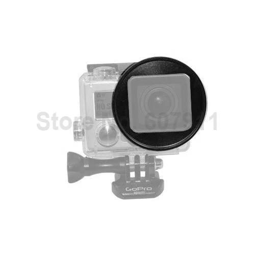 1 шт. черное кольцо адаптера из алюминиевого сплава 58 мм для камеры GoPro Hero 3 Hero4 HD