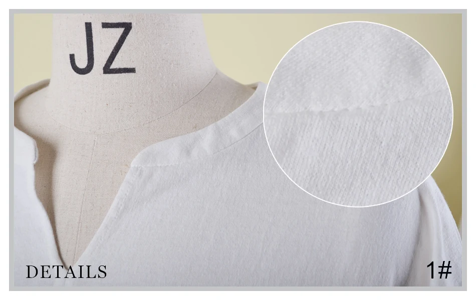 Рубашка мужская из хлопка и льна повседневная Сорочка свободного кроя сорочка