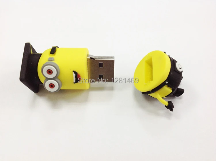 Amthin USB флеш накопитель 1 Гб 2 4 ГБ 8 16 32 64 0 карта памяти usb диск мультяшная игрушка