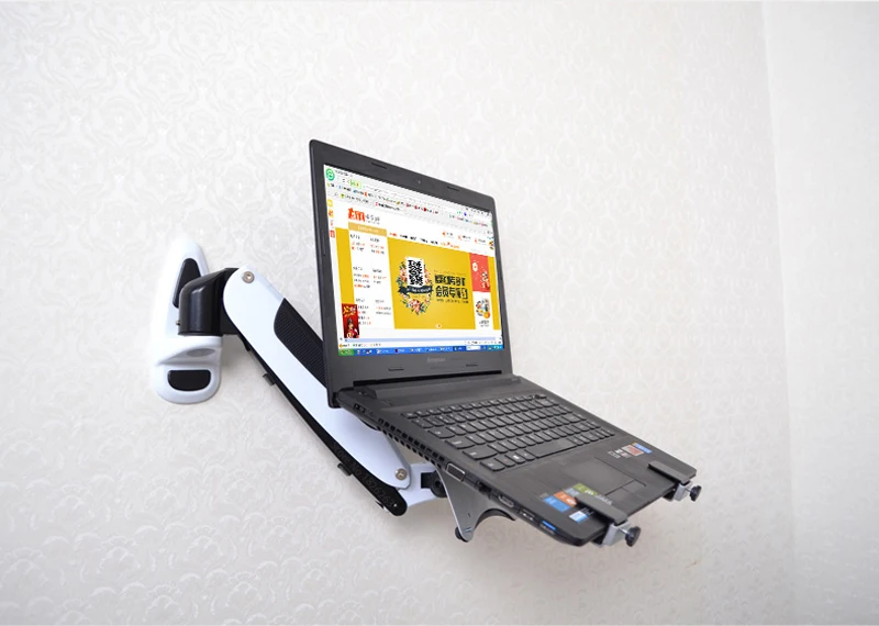 Настенный держатель для ноутбука кронштейн из алюминиевого сплава с газовой