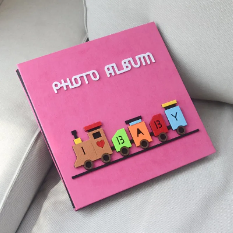 Самоклеящийся мультяшный альбом для выращивания ребенка ручной работы 14