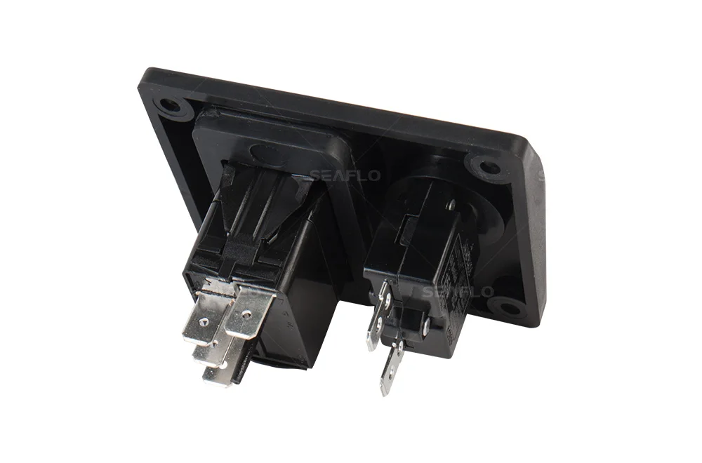12V и 24V 3-позиционный переключатель панель для откачивающий насос SFSP-015-02 SEAFLO
