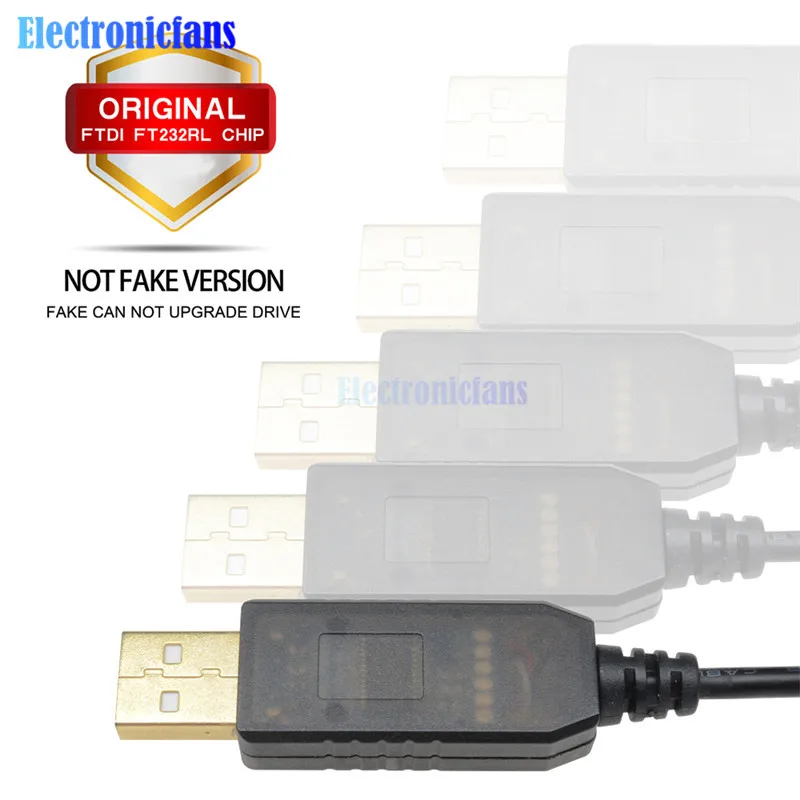 Оригинальный 6 контактный FTDI FT232RL FT232 USB для TTL RS232 модуль адаптера