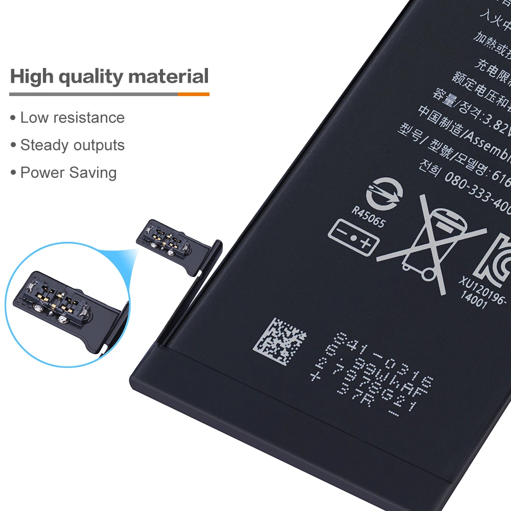 5 шт/партия 2915 mAh 3 82 V литий ионная Мобильная батарея для iPhone 6 plus настоящая емкость