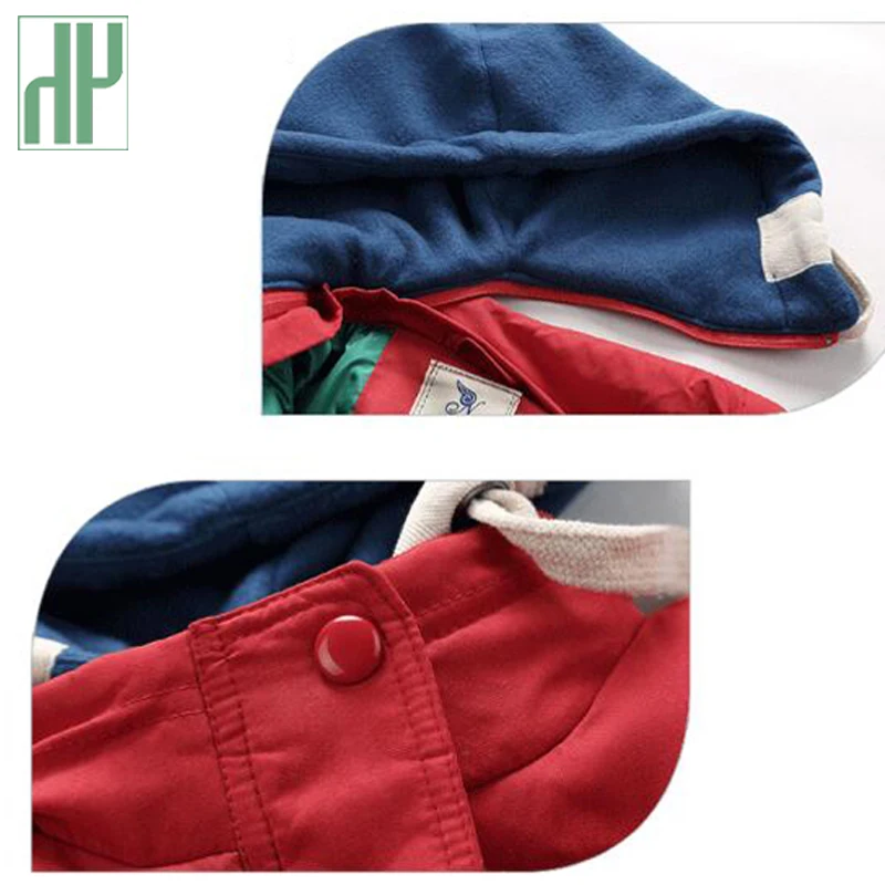 HH Kids jacket boys Hooded Winter baby girl autumn toddler coat children snowsuit Velvet Jacket Outwear 3 4 5 8 10 Years | Детская