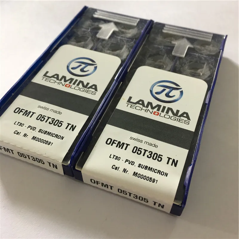 OFMT05T305TN LT30 100% оригинальная карбидная вставка LAMINA с лучшим качеством 10 шт./лот