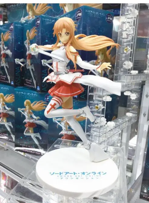 Аниме Фигурка меч искусство онлайн Yuuki Asuna ПВХ фигурка Игрушечная модель куклы |