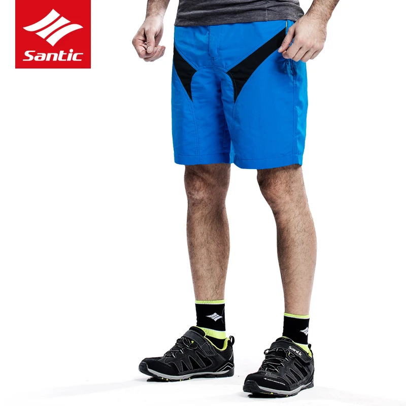 

Santic Summer Men's Cycling Shorts Loose Fit Leisure MTB Bike Bicycle Shorts Shockproof Breathable Outdoor Sport Riding Clothing