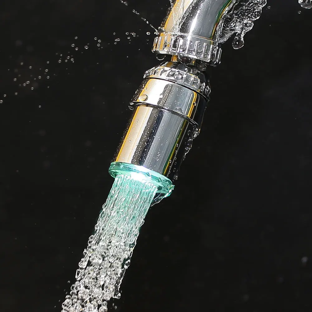 Лампа ночник светодиодный поток света кран температурные датчики воды душ |