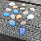 Кабошон кошачий глаз с плоским дном, 20 шт.лот, 10x1413x18 мм