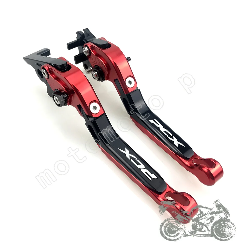 CNC для HONDA PCX 125 PCX125 PCX150 PCX150 универсальные аксессуары для мотоциклов Складные Выдвижные Тормозные Рычаги Сцепления Логотип PCX