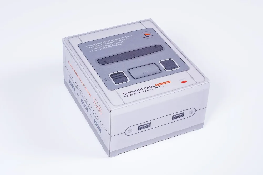 Retroflag SUPERPi CASE with Safe Shutdown and Wired Controller Deluxe Edition JCase Set Raspberry Pi 3 Model B 2 | Электроника