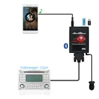 Автомобильный адаптер Moonet, Bluetooth, MP3, USBAUX, 3,5 мм, стерео, Hands Free, 12 контактов, подходит для VW Audi Skoda Octavia Seat QX991