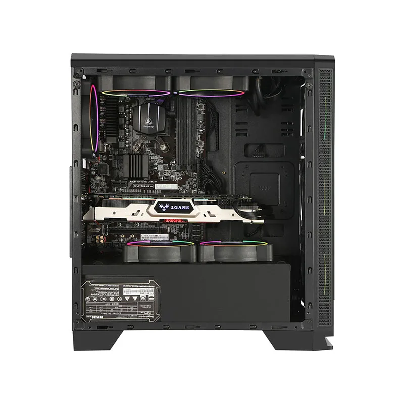 Чехол для компьютера Easy DIY Mid Башня ATX USB3.0 игровой геймерский бесшумный Прозрачный