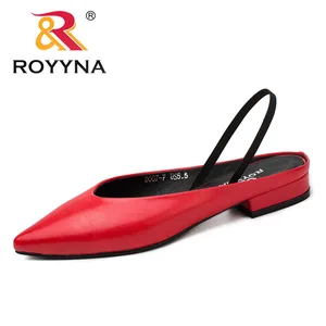 Туфли-лодочки женские ROYYNA светильник, с острым носком, на квадратном каблуке