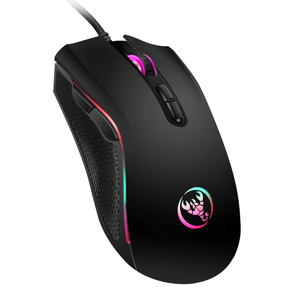 HXSJ J100+ A869 Набор клавиатуры и мыши с 35 клавишами мини USB проводной 3200 dpi 7 кнопок светодиодный оптическая игровая клавиатура мышь комбо для PC Gamer
