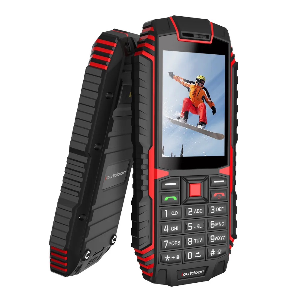 Ioutside T1 прочный телефон 2G Функция IP68 Ударопрочный Водонепроницаемый Пылезащитный
