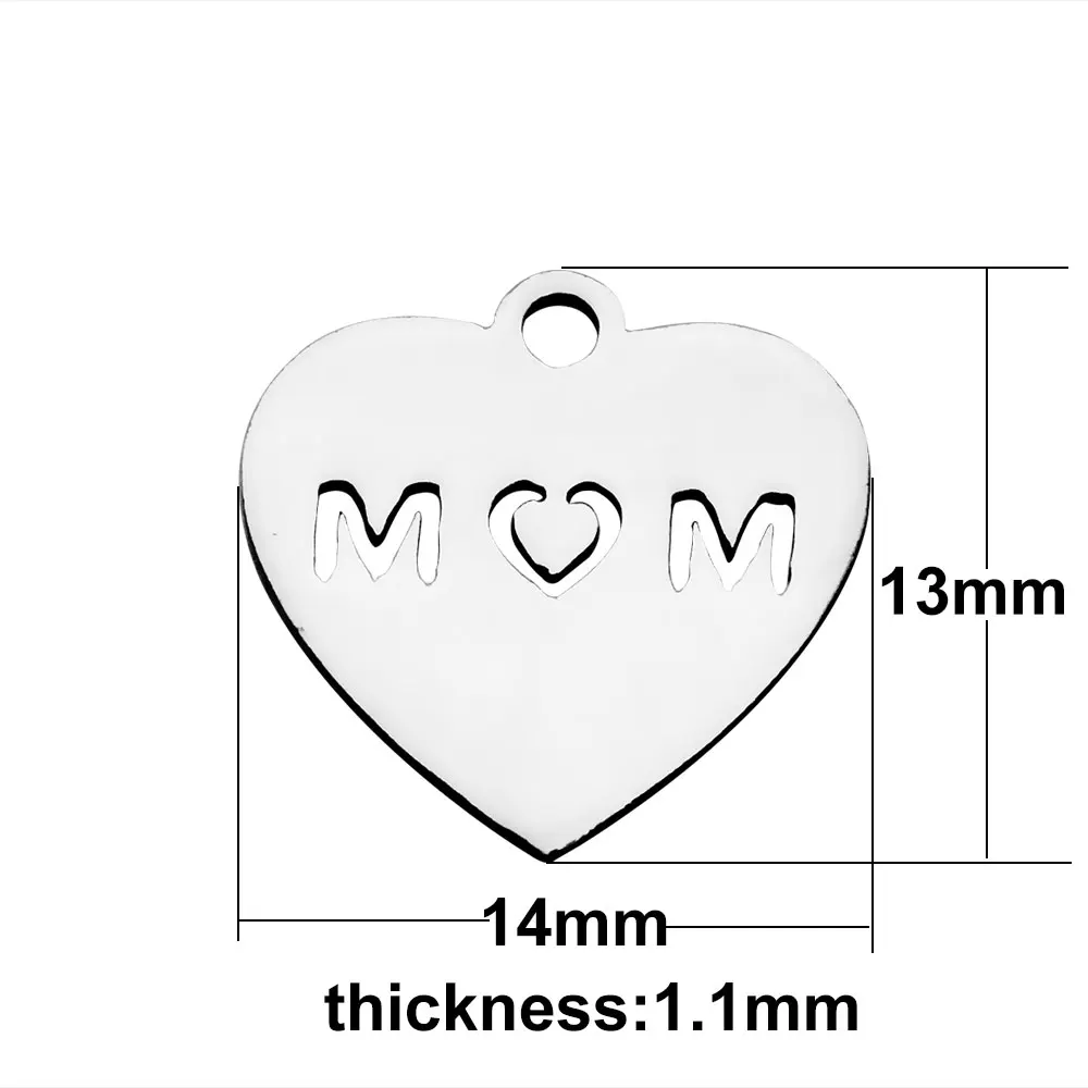 Новое поступление подвески из нержавеющей стали для браслета ожерелья сделай