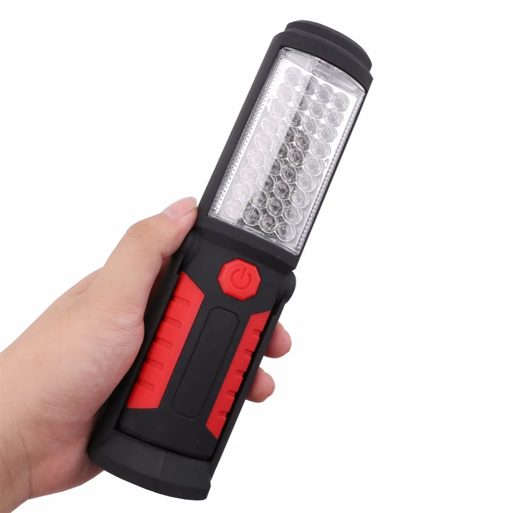 36 + 5 Led Рабочая лампа USB Перезаряжаемый фонарик Магнитный аварийный портативный