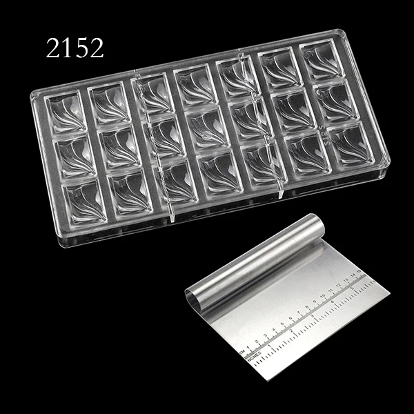 2152GD 3D форма кубика поликарбонатная форма шоколада инъекции PC Сладкий Леденец, пудинг желе форма для выпечки, сделай сам Кондитерские инструменты - Цвет: 2152GD