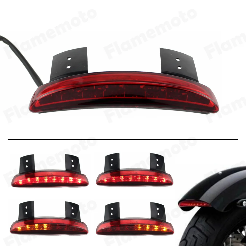 

Задний фонарь для мотоцикла, 12 В, со светодиодной подсветкой