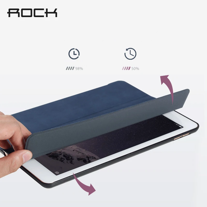 ROCK для iPad 2017 10 5 дюймов/для 2018 версия 9 7 дюймов Чехол планшетного ПК|Чехлы