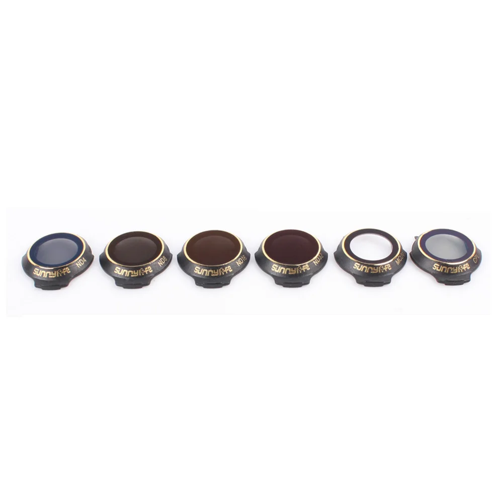 6pcs Filter Set Новое поступление Комплект фильтров для объектива MCUV CPL ND4 ND8 ND16 ND32 для DJI Mavic Pro& PLATINUM и белый линзы/Камера фильтр - Цвет: 6pcs Filter Set