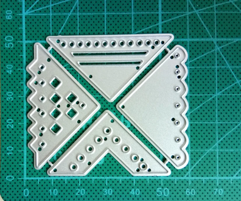 4 шт. угловые металлические режущие штампы трафарет для DIY скрапбукинга открытки
