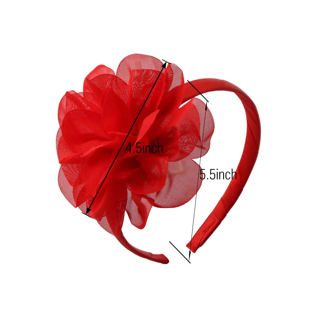 1 шт. обруч для волос с цветочным рисунком девочек однотонный кружевными цветами