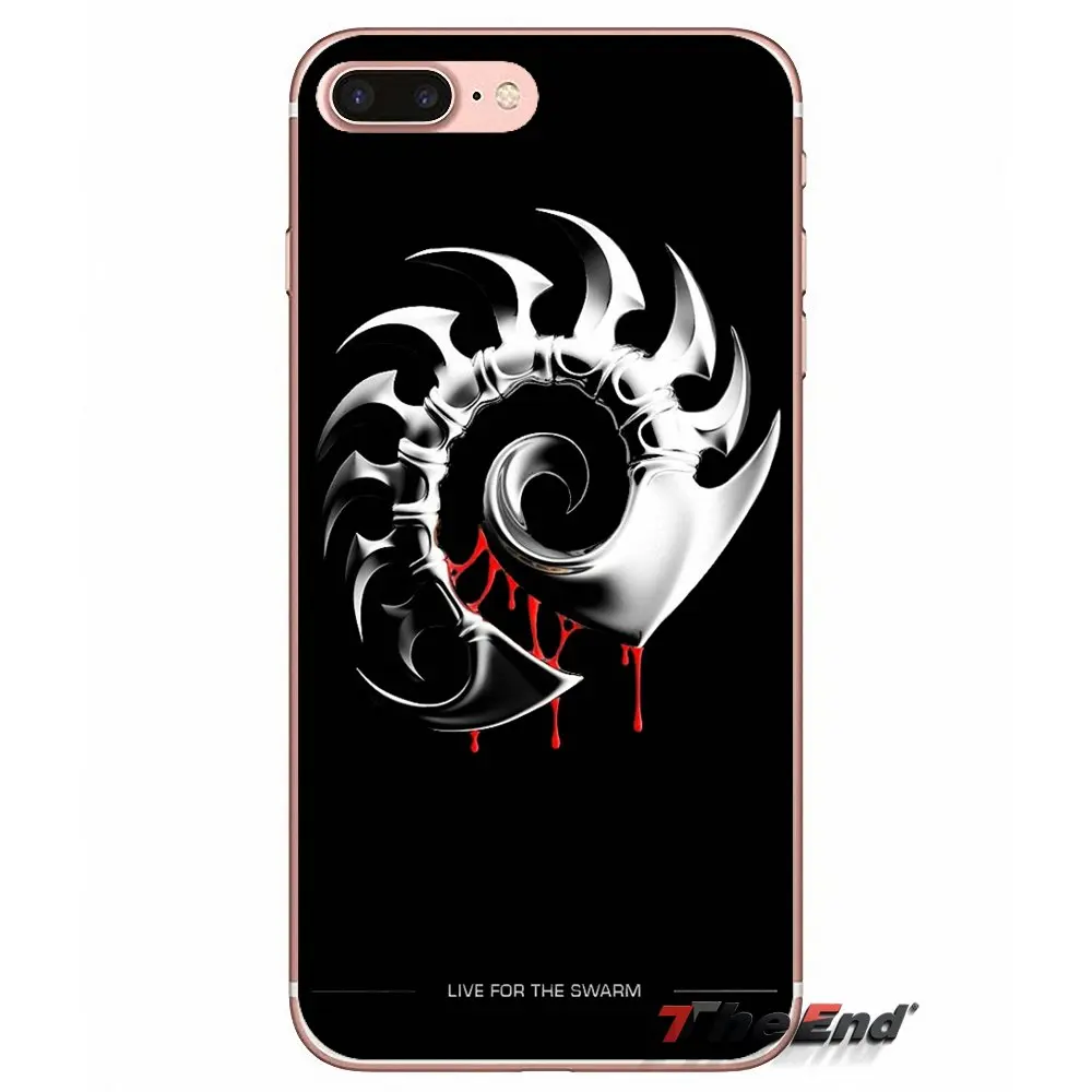 Чехол из ТПУ с логотипом StarCraft Games Blizzard Art для Samsung Galaxy S3 S4 S5 MINI S6 S7 edge S8 Plus Note 2 3 4 5 Grand