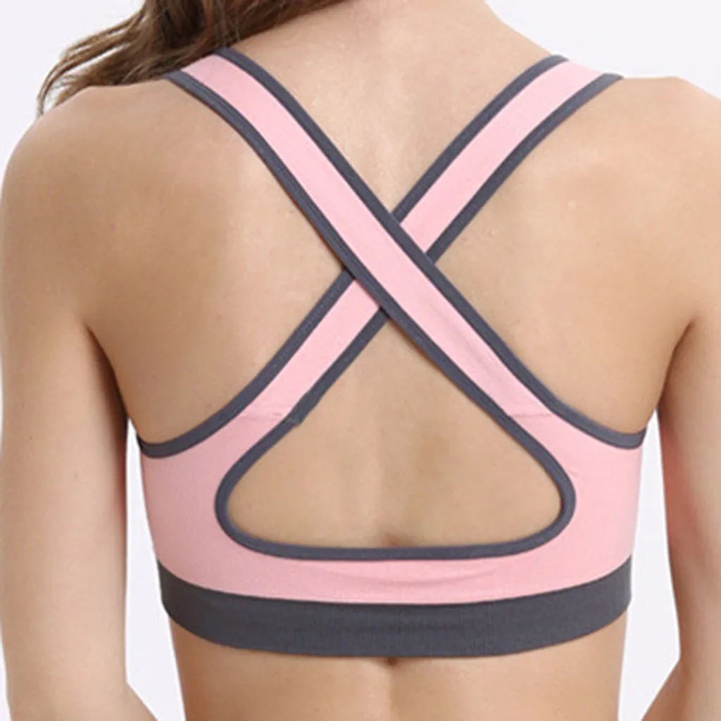 Женское Спортивное нижнее белье, ударопрочный бюстгальтер для йоги, топ для тренировок, одежда для женщин, лидер продаж
