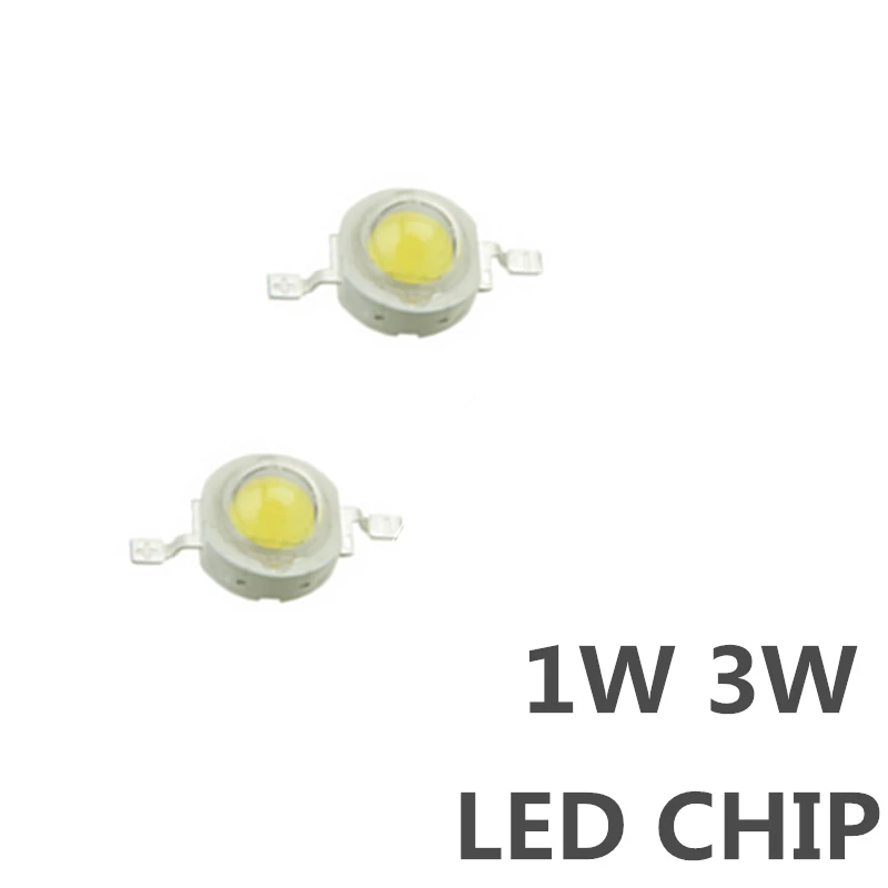 Высокая мощность светодиодный белый чип 1 Вт 3 10 20 30 50 100 SMD COB свет бисера|Подвесные