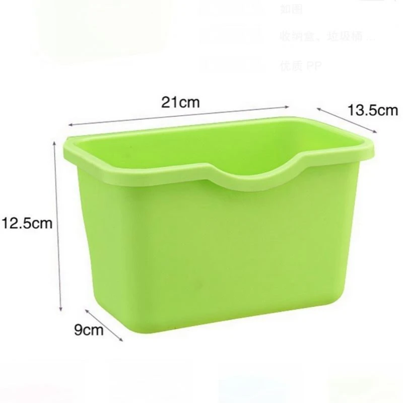 Kitchen Cabinet Door Plastic Basket Hanging Trash Can Waste Bin Garbage Bowl Box Desktop Storage Holder | Дом и сад