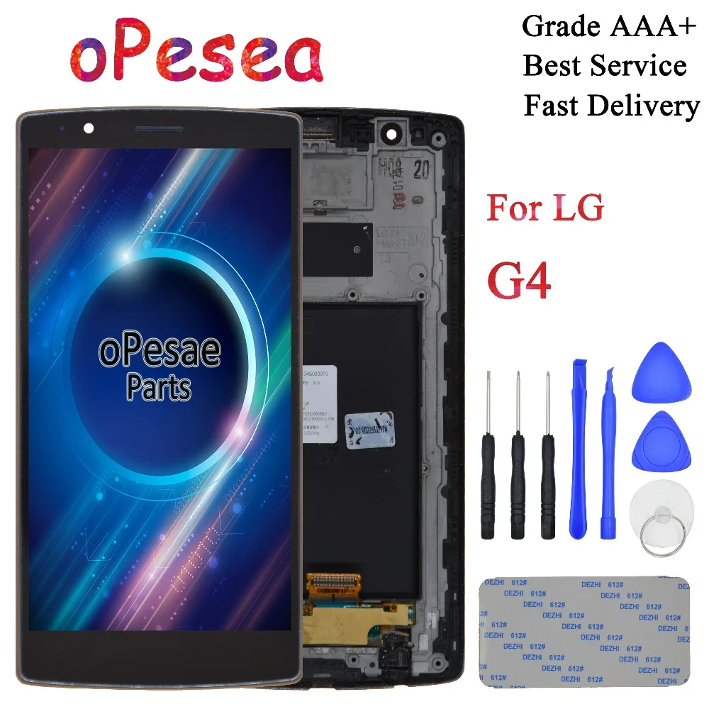OPesea 5 ''для LG G4 H810 H811 H815 H818 Полный ЖК дисплей панель сенсорный экран дигитайзер