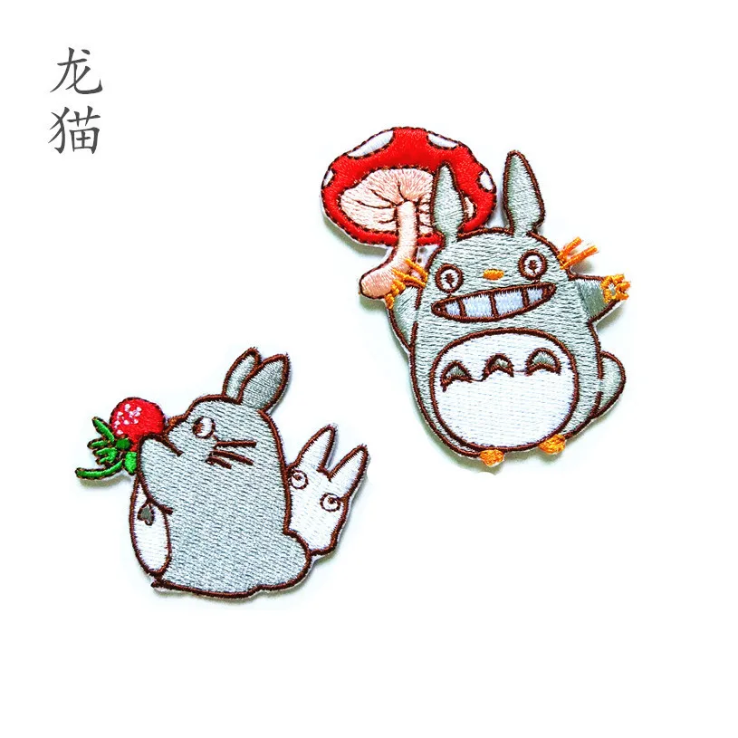 Мой сосед Тоторо патч детская одежда джинсы модные наклейки вышивка|Заплатки| |