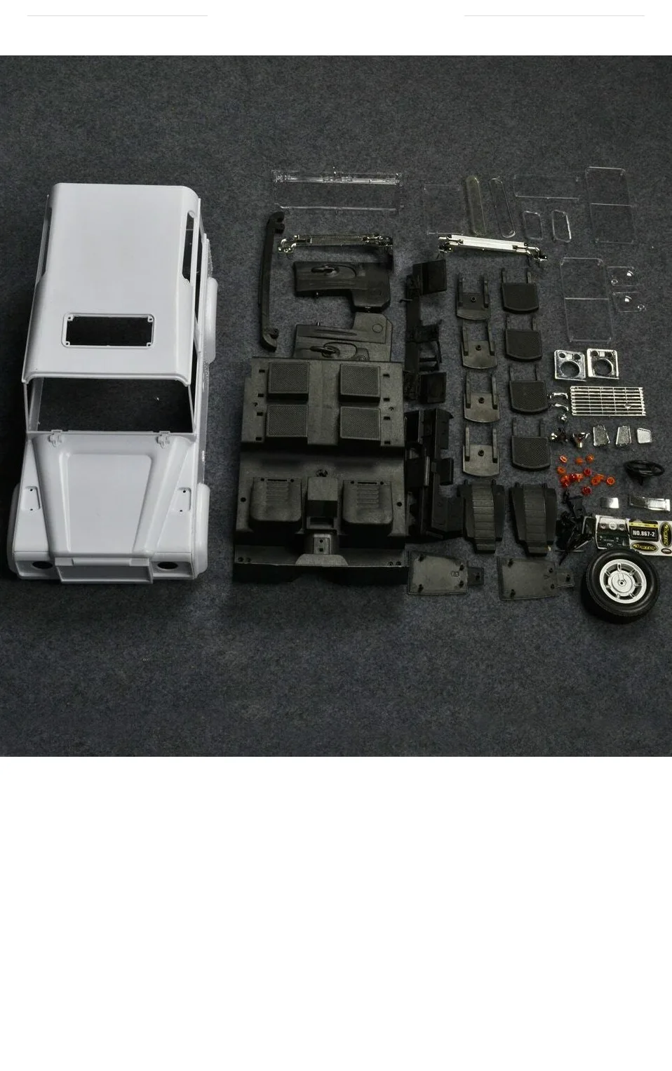 ARC0021 жесткий пластиковый 1:10 RC корпус автомобиля D90 Defender RC Гусеничный Кузов для RC4WD D90 DIY корпус дистанционного управления автомобильный корпус