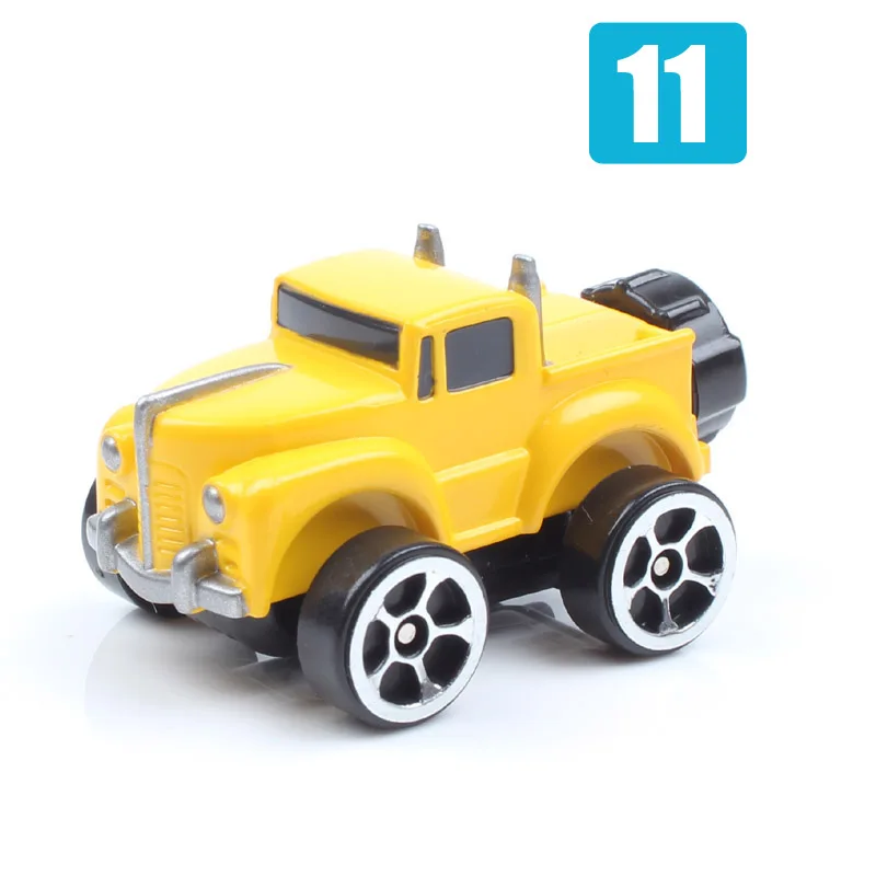 11 Yellow 1: 64 масштаб дешевые детские корги Мини монстр грузовик atv авто литой автомобиль модели автомобилей игрушка подарок для детей мальчиков играть колеса бесплатно - Цвет: 11 Yellow
