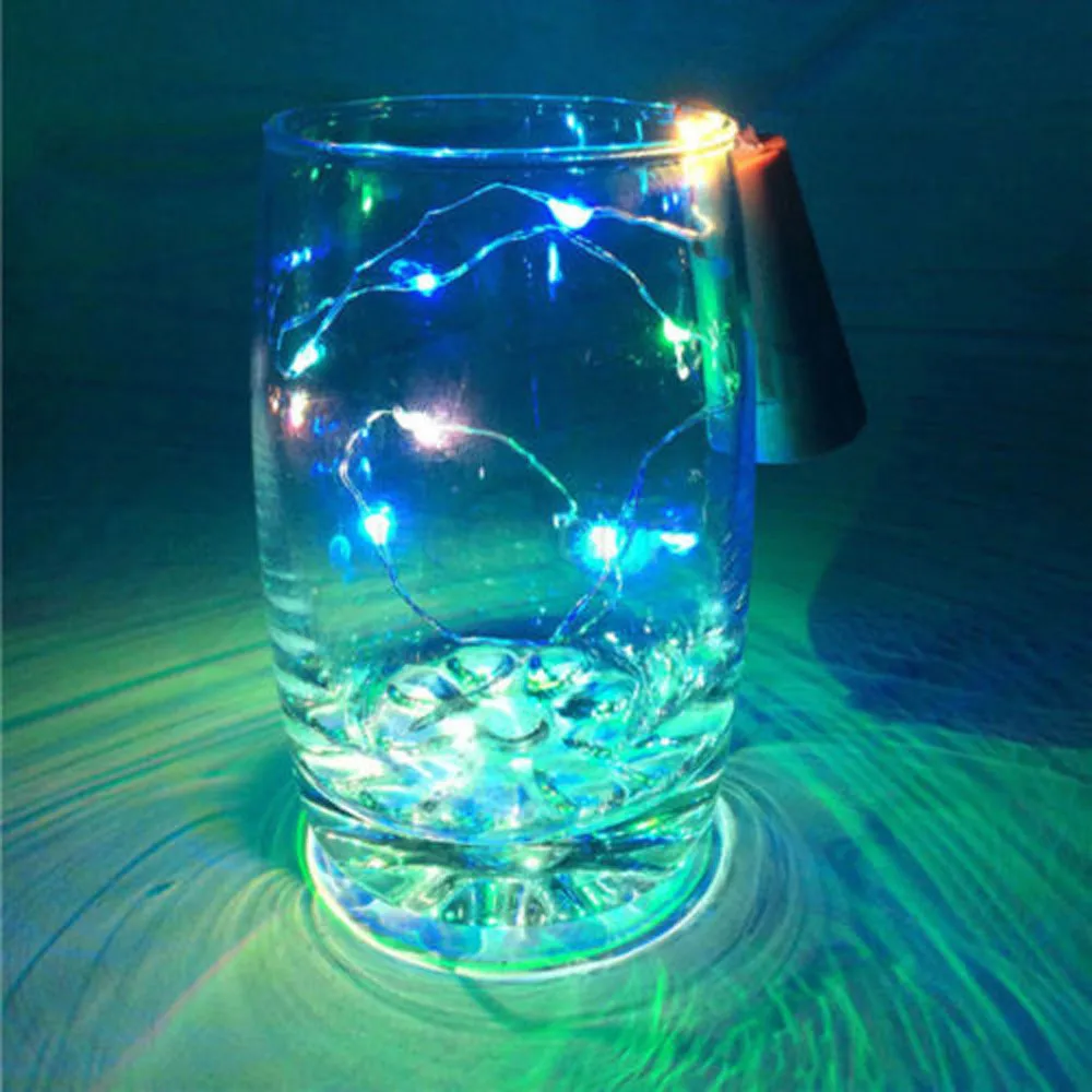 2017 хит продаж в форме винной бутылки на солнечной батарее Корк-образный струнный