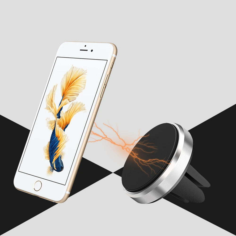 Держатель на мобильный телефон с креплением вентиляционное отверстие магнитный