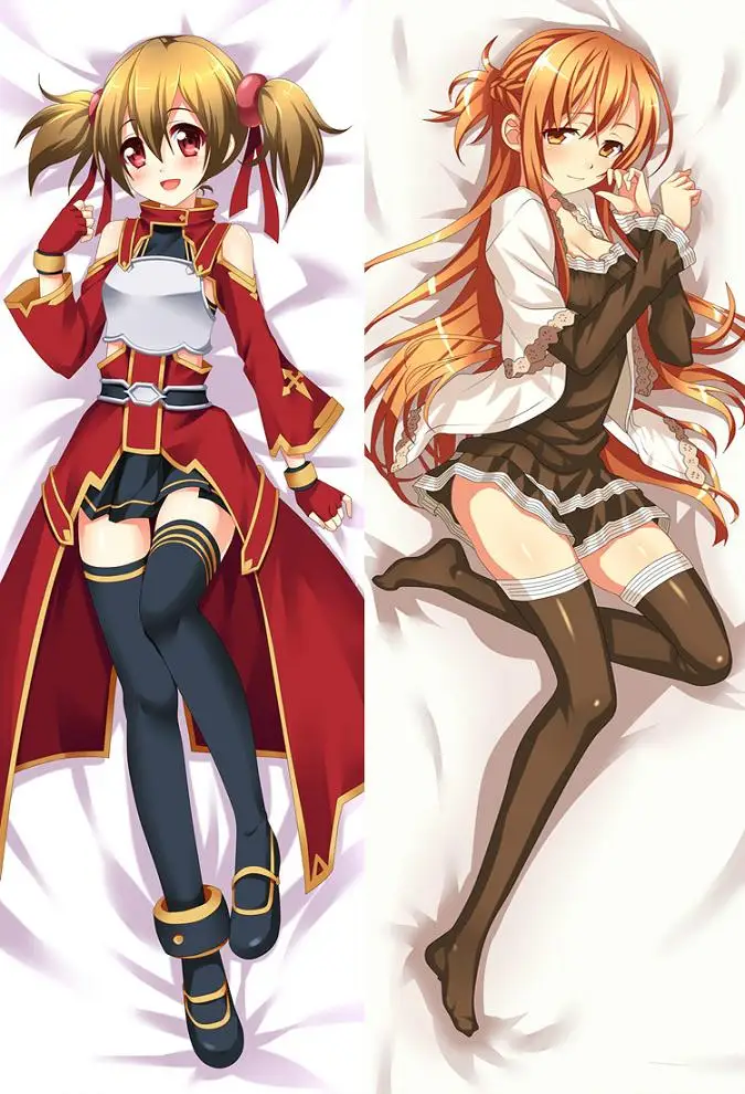 Аниме Меч Арт онлайн САО сексуальная девушка отаку Waifu Подушка «Dakimakura» чехол обнимая тело наволочки