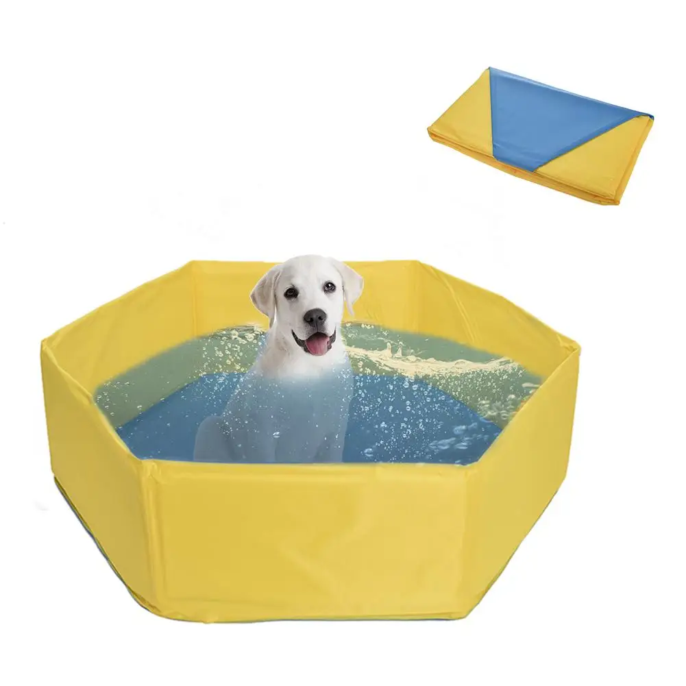 

Pet Dog Swimming Pool Dog Cat Bathing Tub Foldable Summer Sponge Bathtub For Cat Dog Kids Pet Bathing Pool Dog Toys