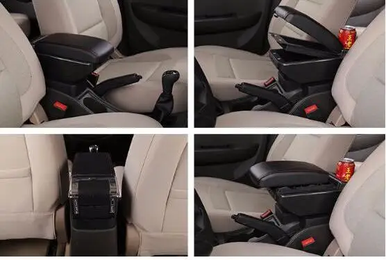 

Centre Console Arm Rest Rotatable For Ford Ecosport 2013-2017 Storage Box Armrest 2014 2015 2016