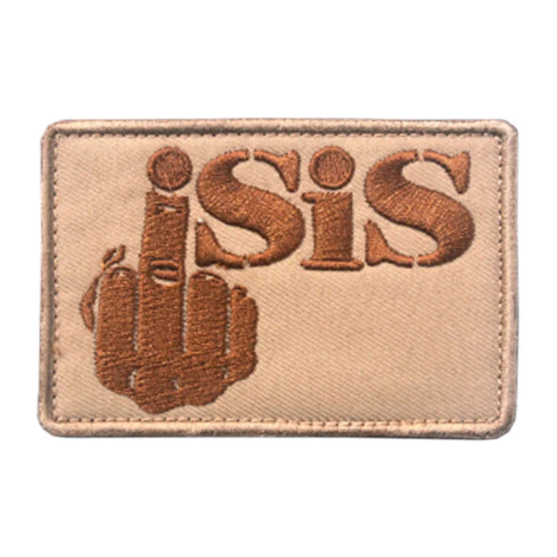 2017 средний палец ИГИЛ военная Боевая нарукавная повязка наплечная нагрудная