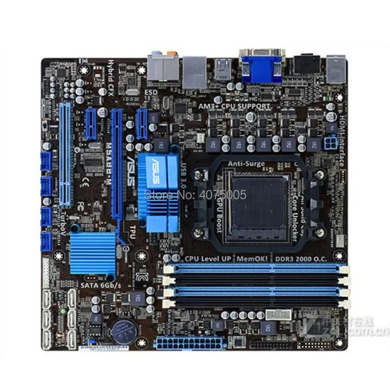 Socket AM3 + для ASUS оригинальная б/у настольная плата AMD 880G DDR3 USB2.0 SATA2 | Компьютеры и офис